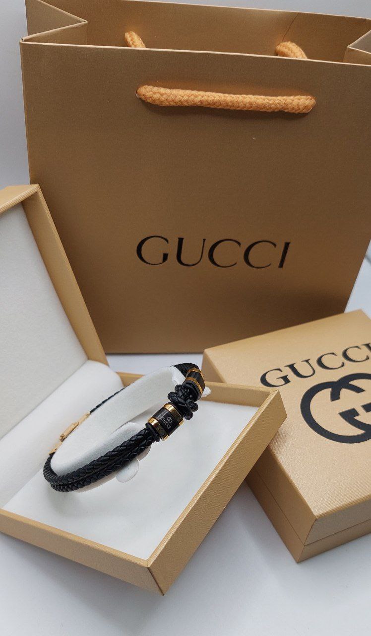 Bracelet homme cuir GUCCI