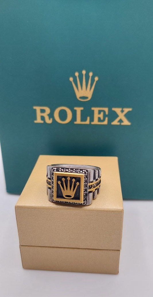 Bague homme acier ROLEX
