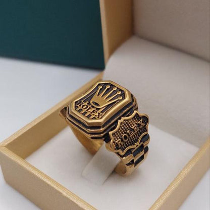 Bague homme acier ROLEX