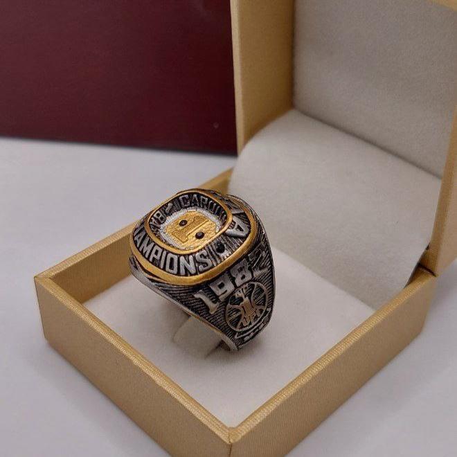Bague homme acier CHAMPION1
