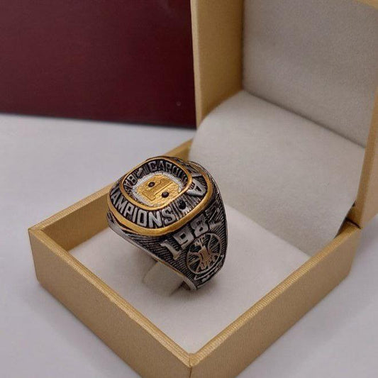 Bague homme acier CHAMPION1