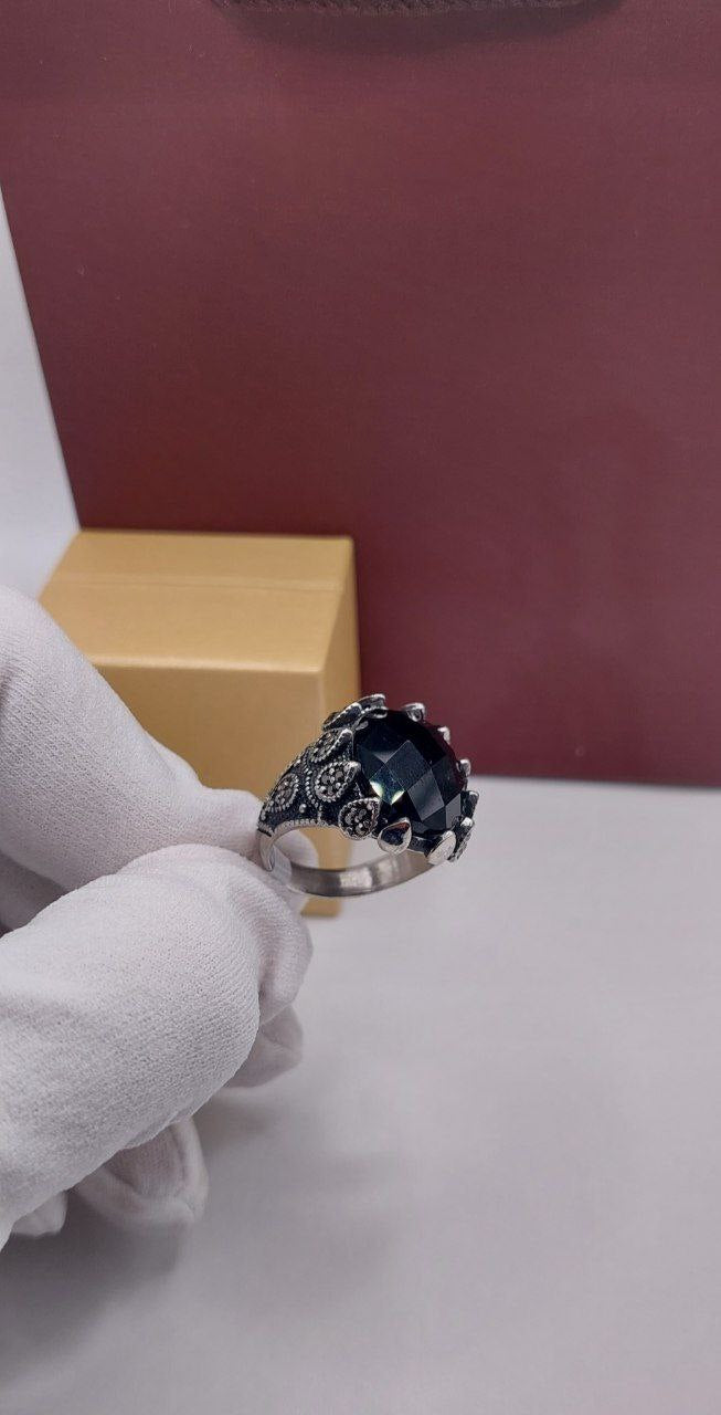 Bague homme acier SULTAN