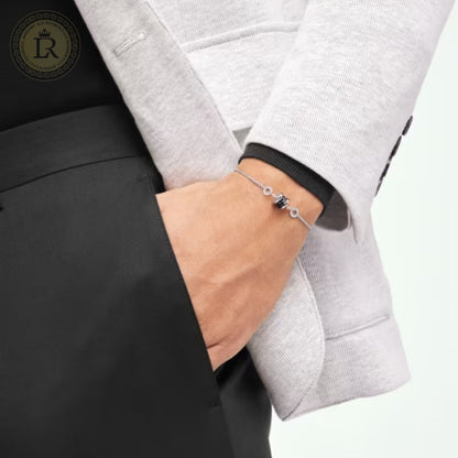 Gourmette Bvlgari Save The Children, or blanc, céramique noire