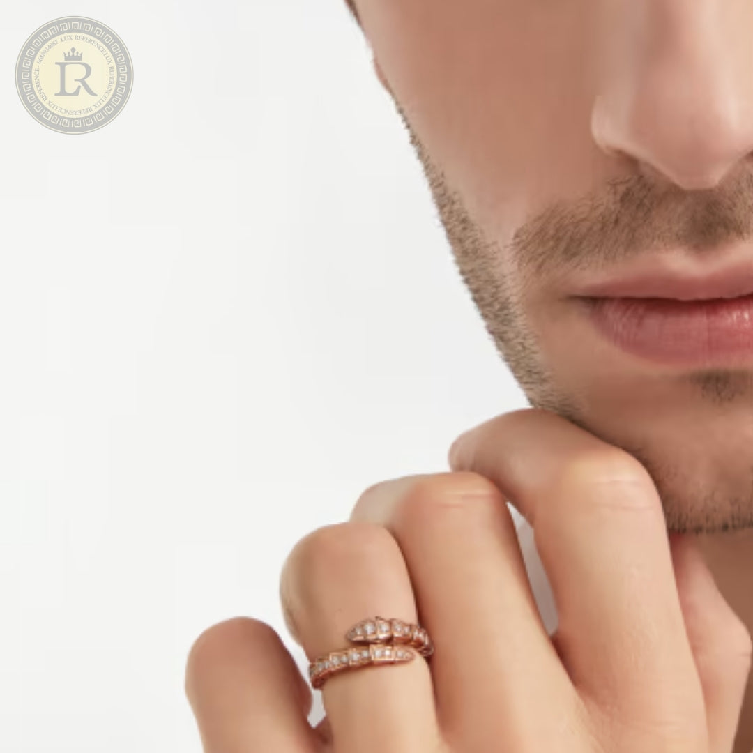 Bague un tour Serpenti Viper, or rose