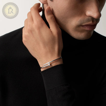 Bracelet Cartier Juste un Clou, petit modèle, diamants, or gris