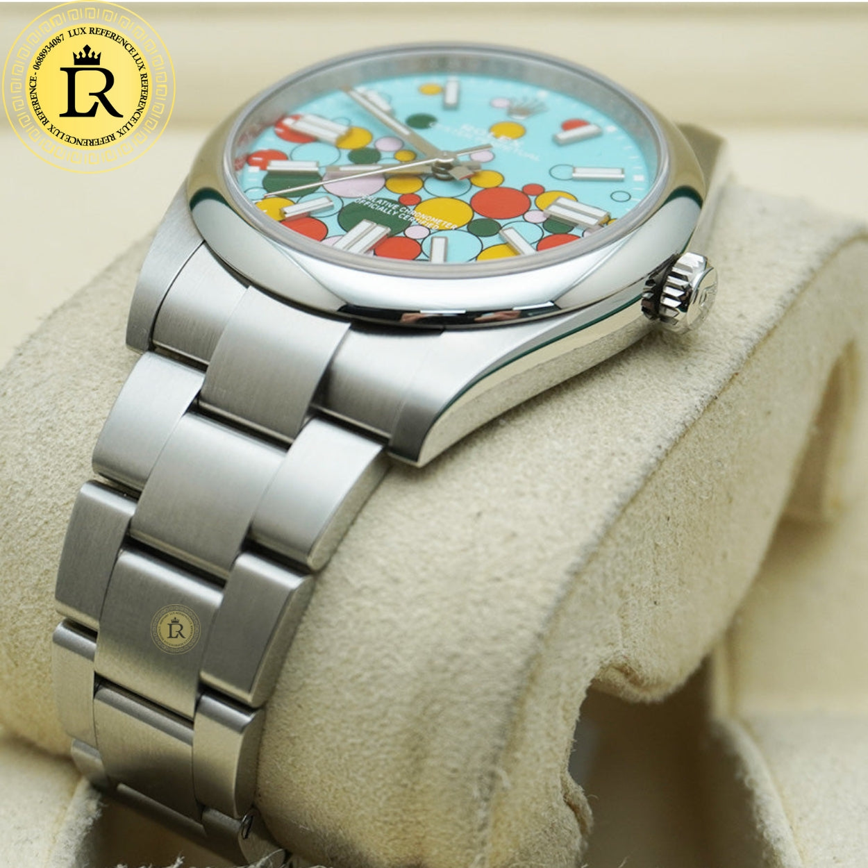 Rolex Datejust 41mm Tiffany Blue Celebration Dial Smooth Bezel 126300