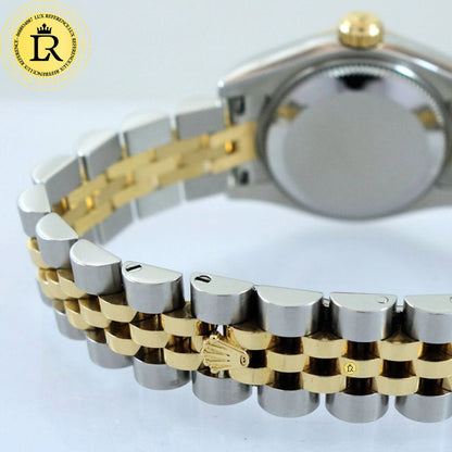 Rolex Lady-Datejust 26mm Gold & Steel MOP Diamond Dial Ref.179173