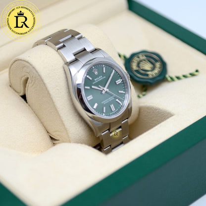 Rolex oyster perpetual vert