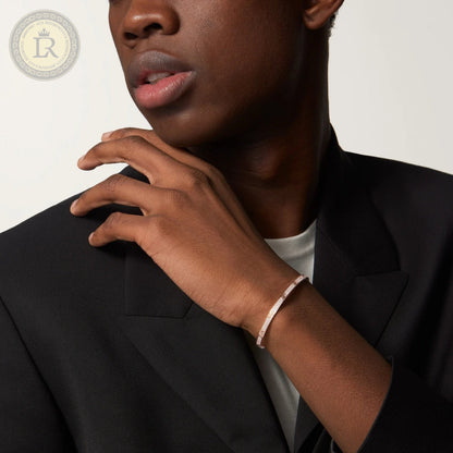 Bracelet LOVE, petit modèle, pavé, or rose