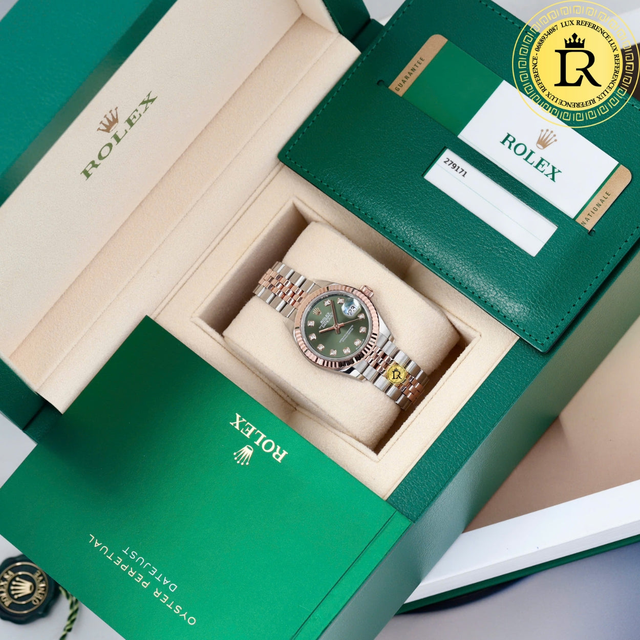 Rolex Lady Date Just Vert