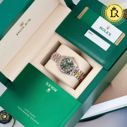 Rolex Lady Date Just Vert