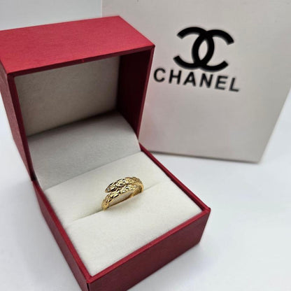 Bague femme acier doré CRUSH de CHANEL