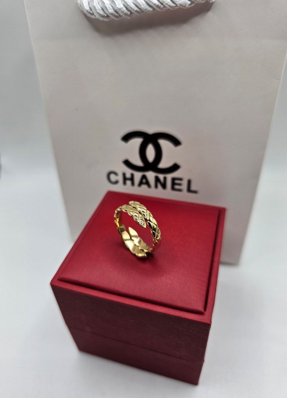Bague femme acier doré CRUSH de CHANEL