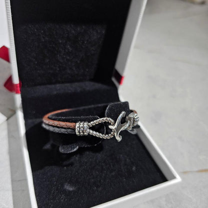 Bracelet homme cuir ANCRE ⚓️