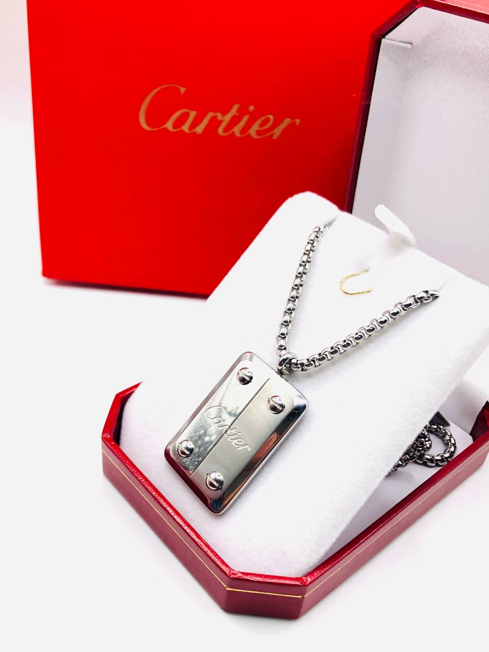 Collier acier homme Cartier