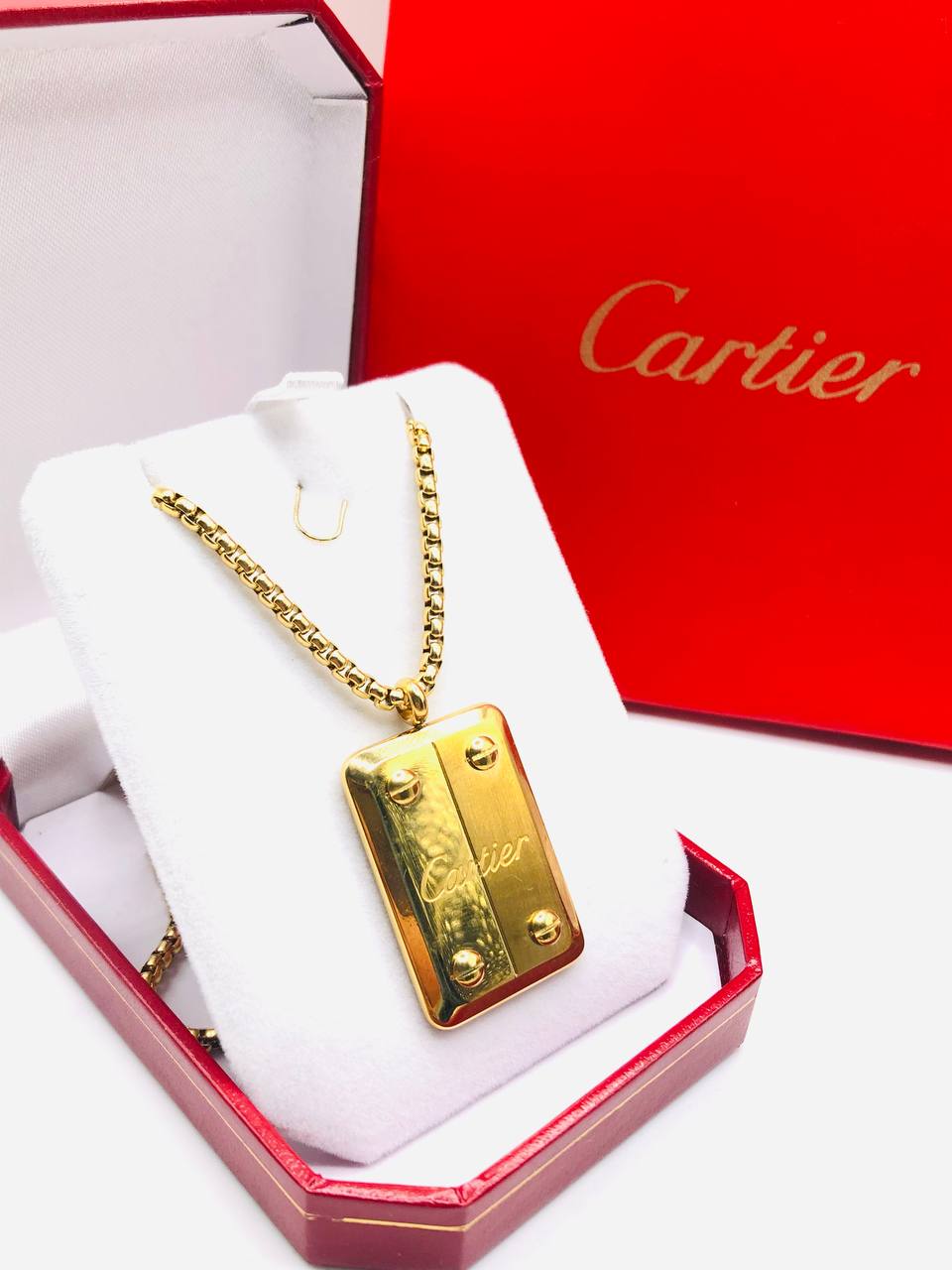 Collier acier homme Cartier
