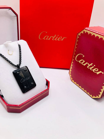 Collier acier homme Cartier