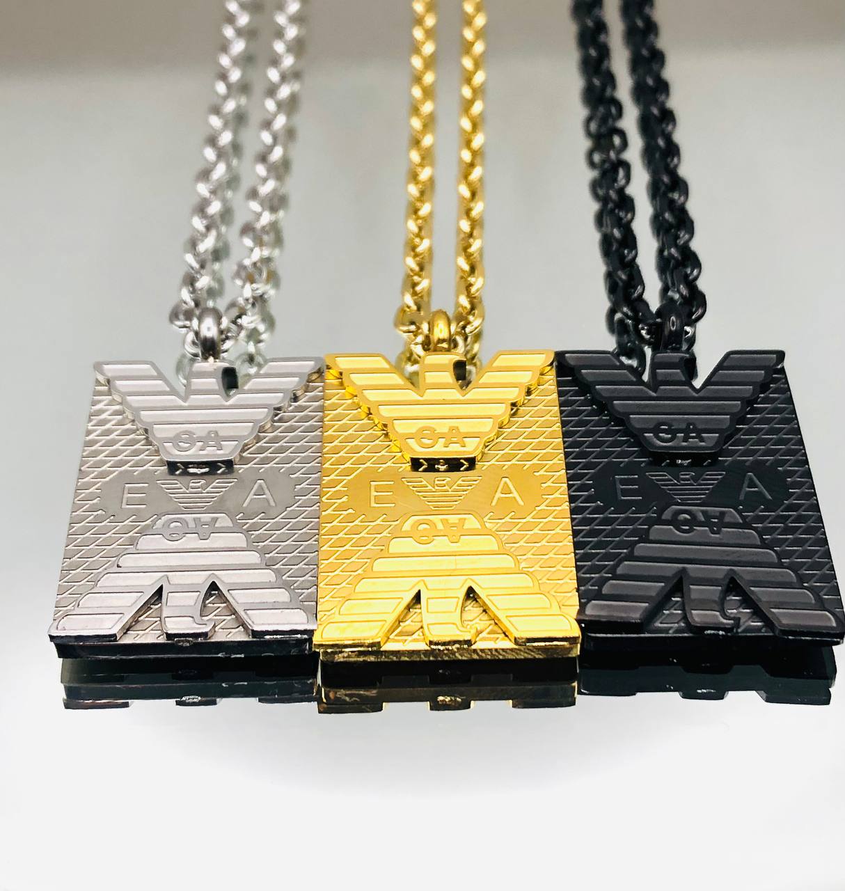 Collier acier homme EMPORIO ARMANI