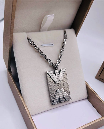 Collier acier homme EMPORIO ARMANI