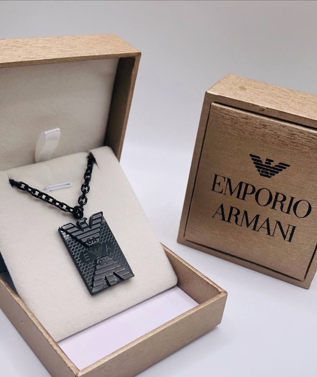 Collier acier homme EMPORIO ARMANI