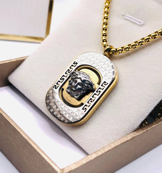 Collier homme acier VERSACE