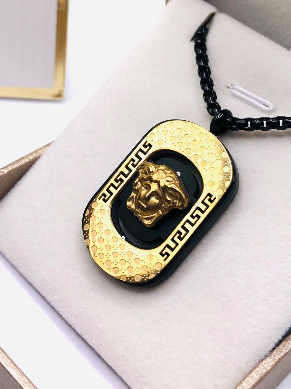 Collier homme acier VERSACE