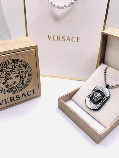 Collier homme acier VERSACE