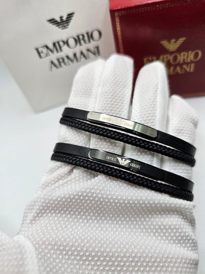 Bracelet homme cuir EMPORIO ARMANI