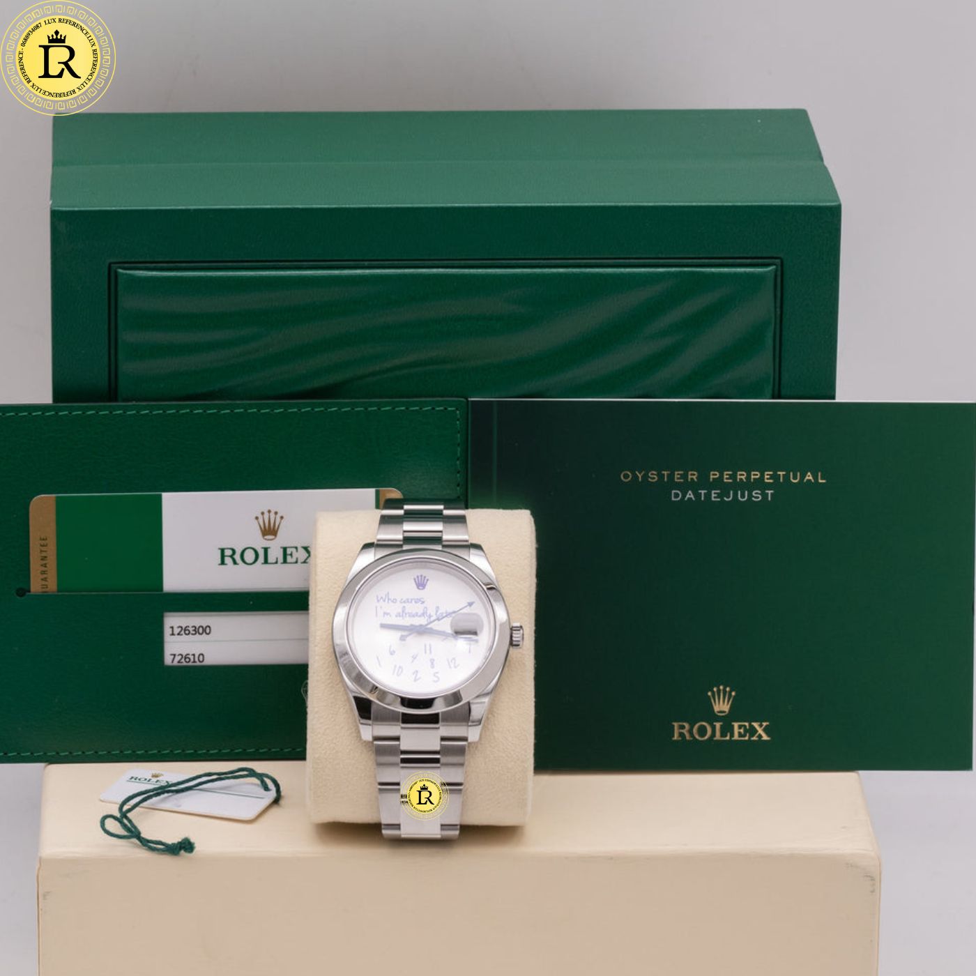Rolex Datejust 41 , Who cares I‘m already late Dial