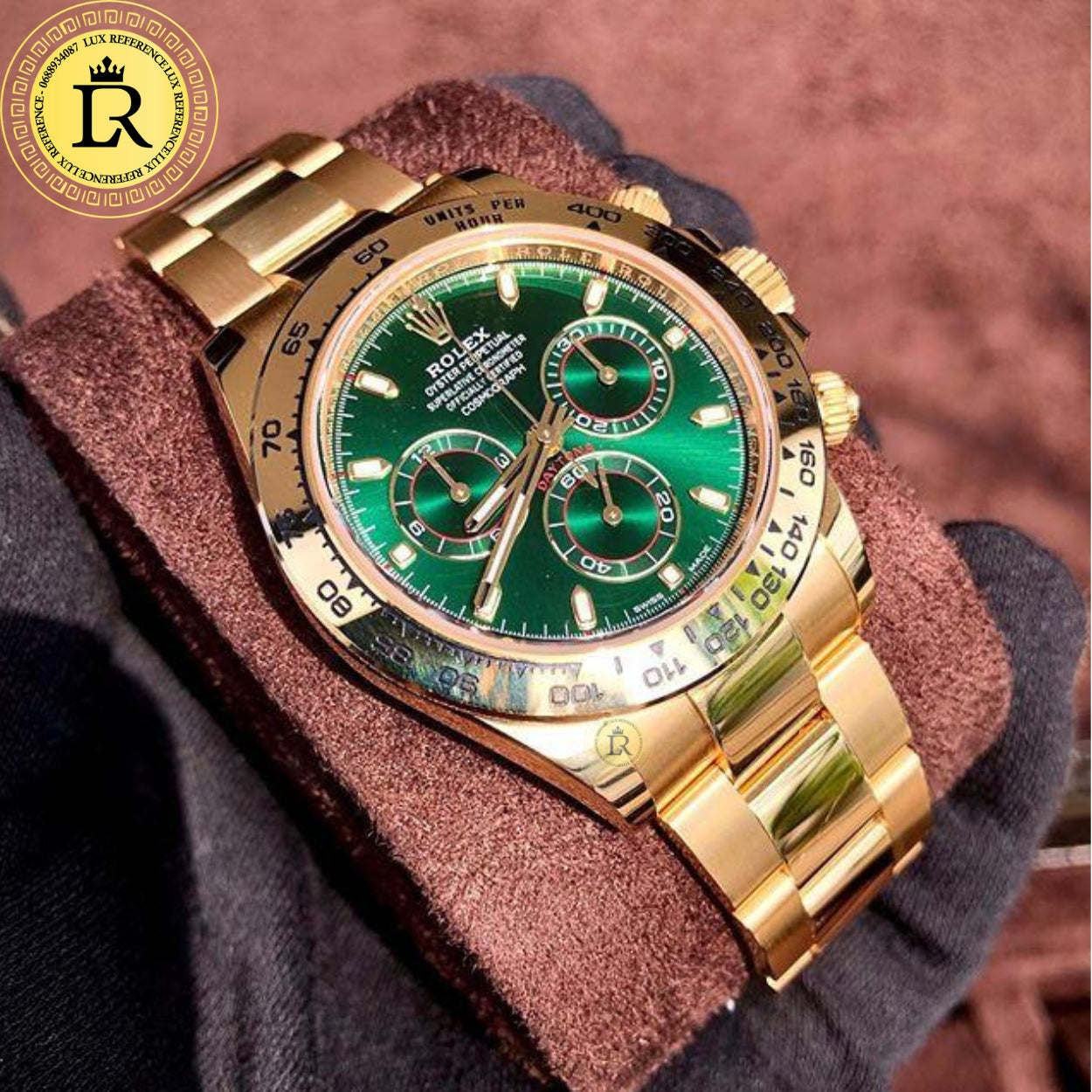 Montre Homme Daytona Cosmographe Fond Vert 116508-0013