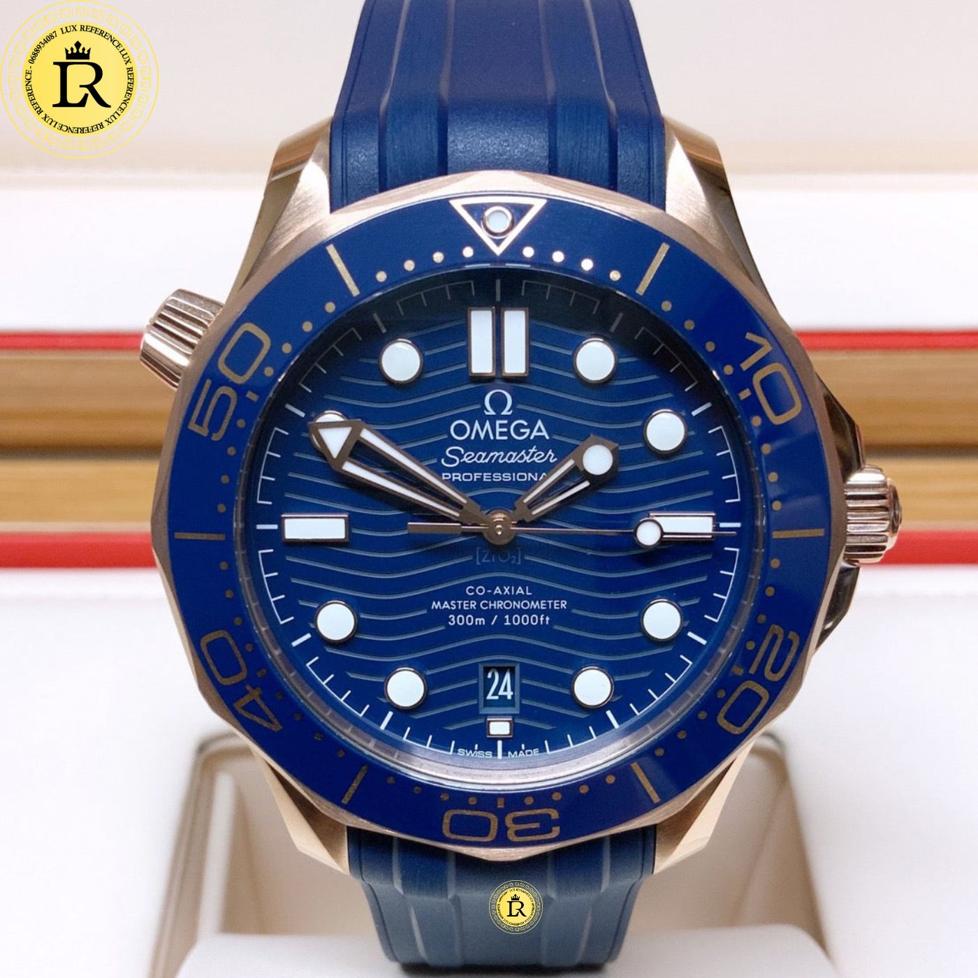 Omega Diver  Chronometer 42 mm Sedna Gold