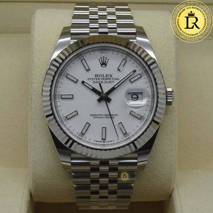 Montre Datejust 41 Blanc Jubilé Pour Homme