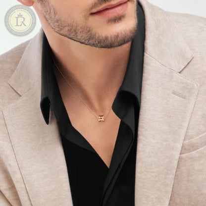 Collier Bvlgari B.zero1, or rose