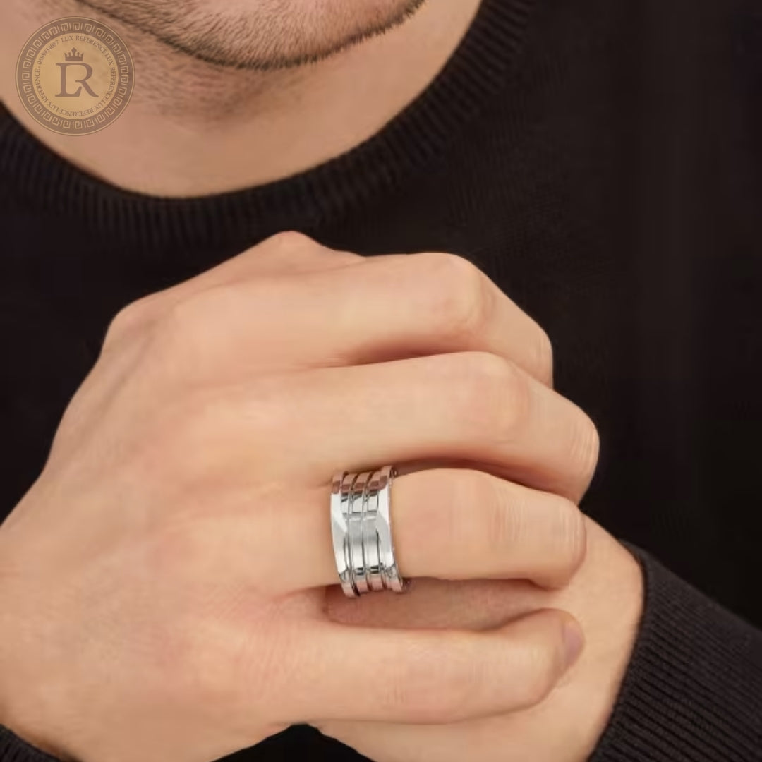 Bague B.zero1, or blanc