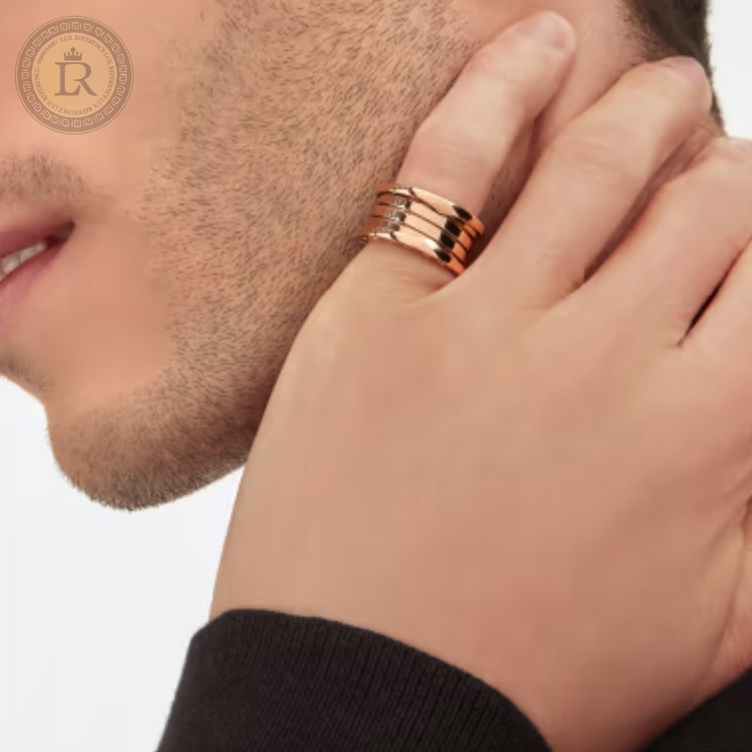 Bague B.zero1, or rose