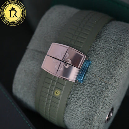 Patek Philippe Aquanaut White Gold Green Khaki