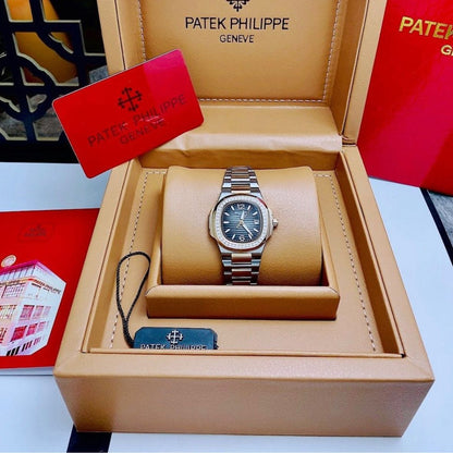 Montre Patek 2 Tone Fond Noir Pour Femme