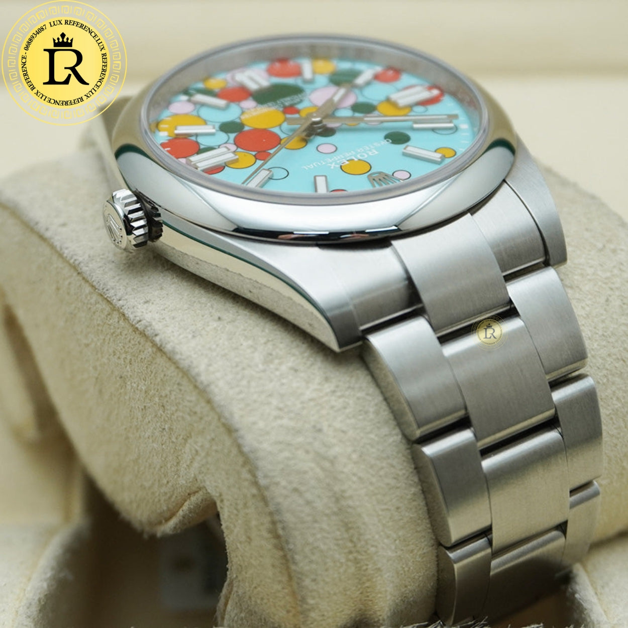 Rolex Datejust 41mm Tiffany Blue Celebration Dial Smooth Bezel 126300