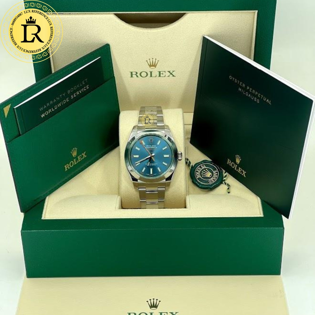 Milgauss Fond Bleu 116400GV