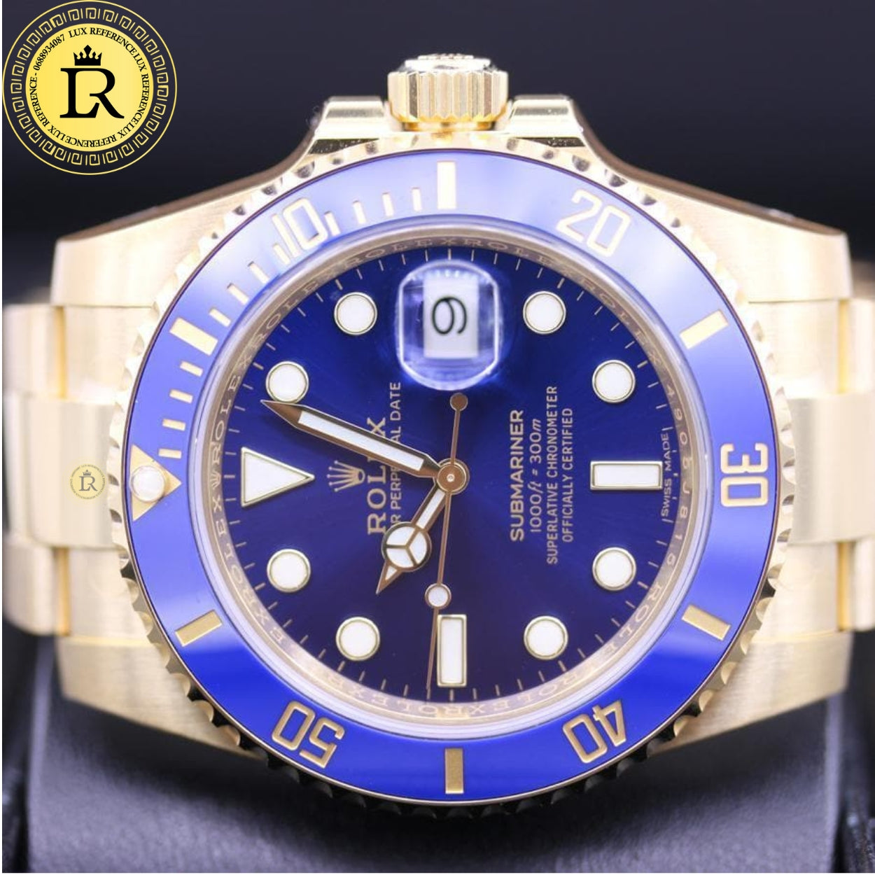 Rolex Yellow Gold Submariner Date Watch