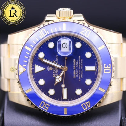 Rolex Yellow Gold Submariner Date Watch