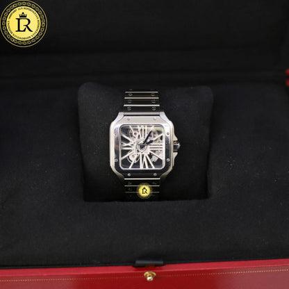 Cartier Santos de Cartier Skeleton – Grand Modèle (WHSA0015)