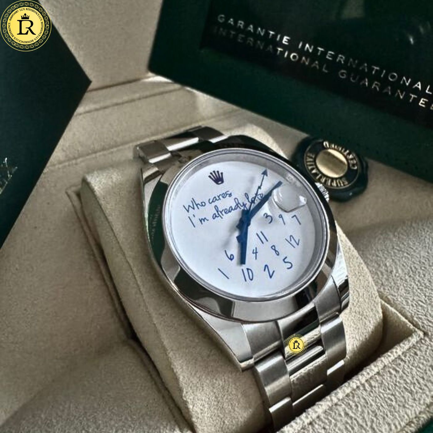 Rolex Datejust 41 , Who cares I‘m already late Dial