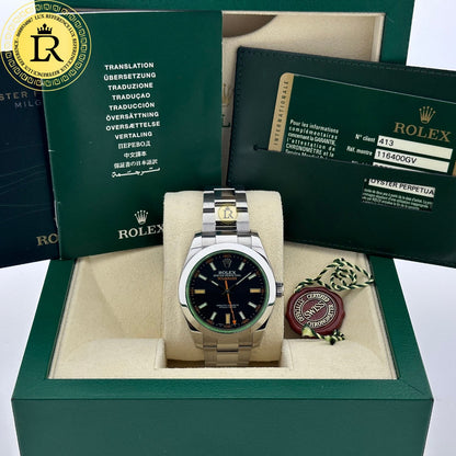 Milgauss Fond Noir Montre Homme