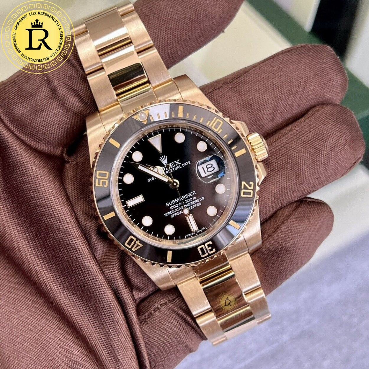 Rolex gold and black