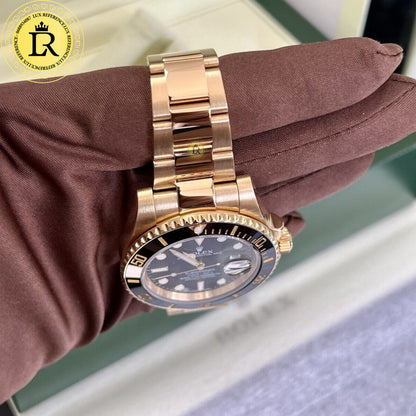 Rolex gold and black