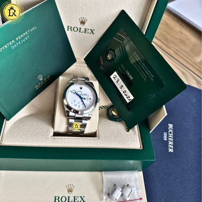 Rolex Datejust 41 , Who cares I‘m already late Dial