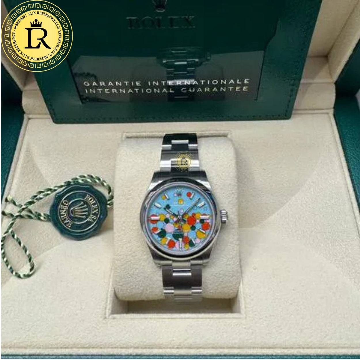 Rolex Datejust 41mm Tiffany Blue Celebration Dial Smooth Bezel 126300