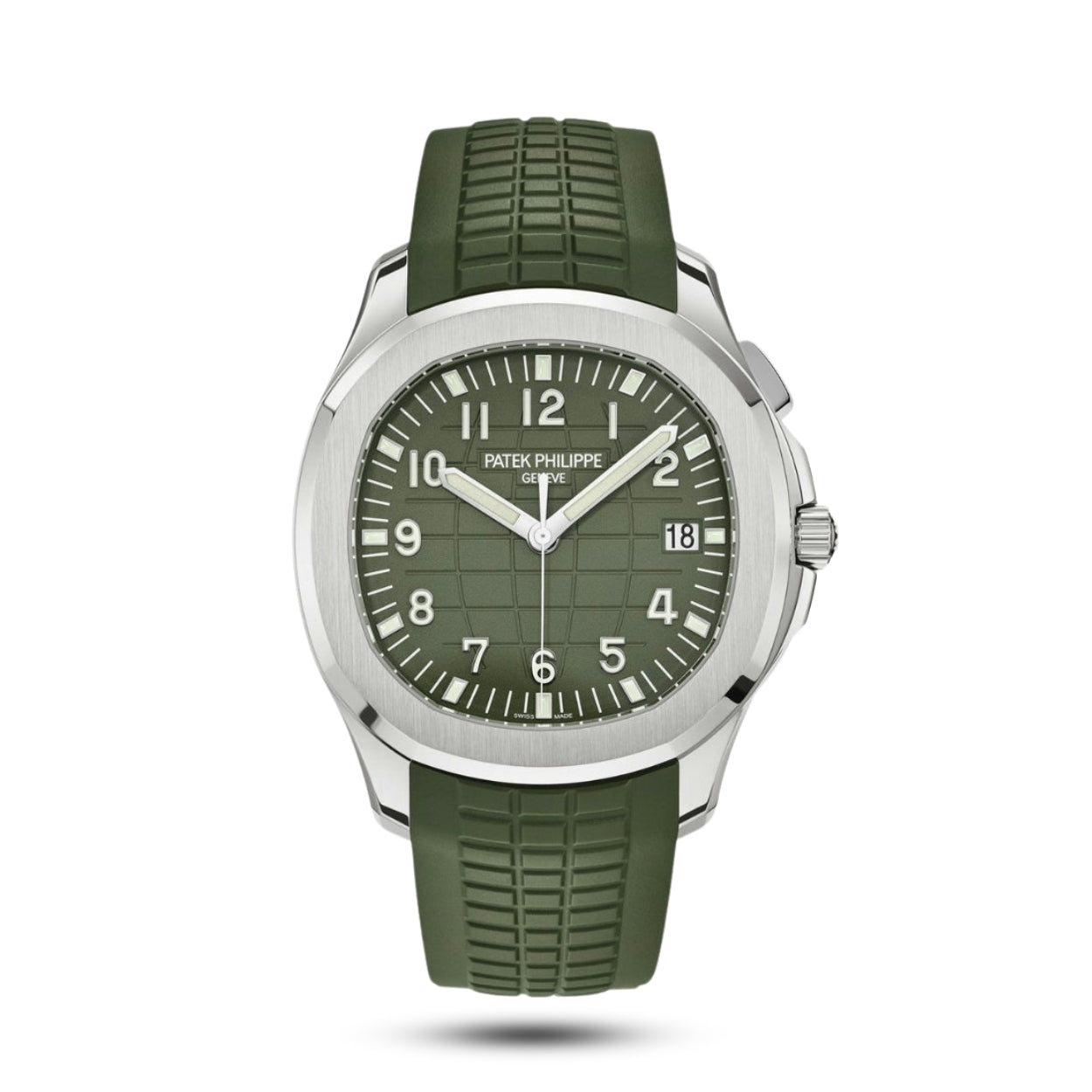 Patek Philippe Aquanaut White Gold Green Khaki