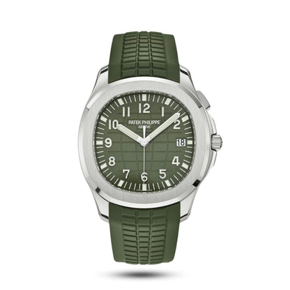 Patek Philippe Aquanaut White Gold Green Khaki